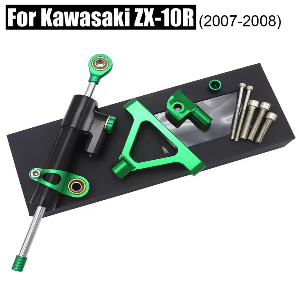 Steering Damper Stabilizer Kit Cnc - 가와사키 ZX10R 04-05 레이싱 모터사이클 CNC
